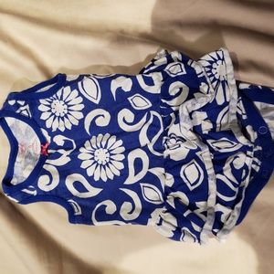 Tank ruffle onsie